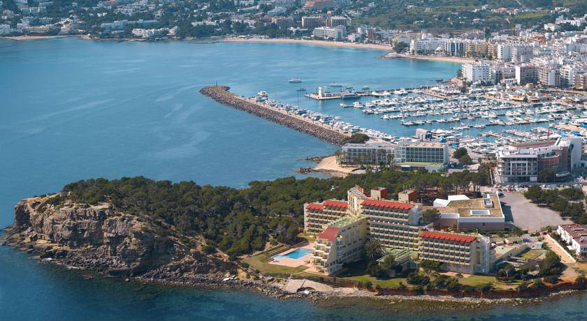 Vista aérea del hotel Sol Ibiza