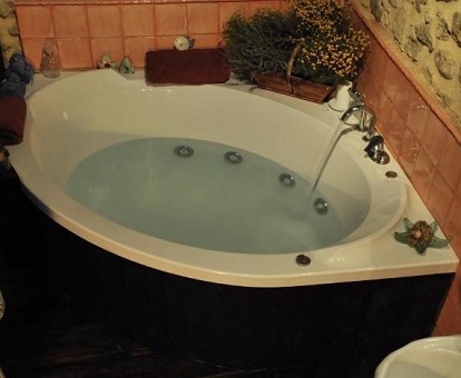 Foto de la bañera de hidromasaje en la Habitación Doble Deluxe
